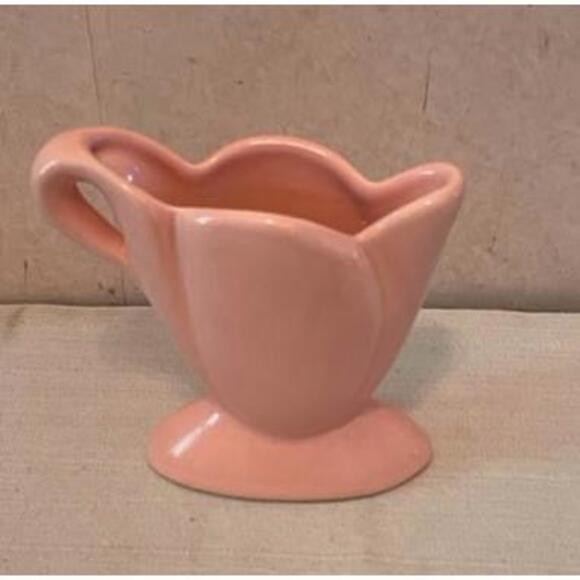 Vintage Hull Pink Vase One Handle - Art Deco - Picture 2 of 4